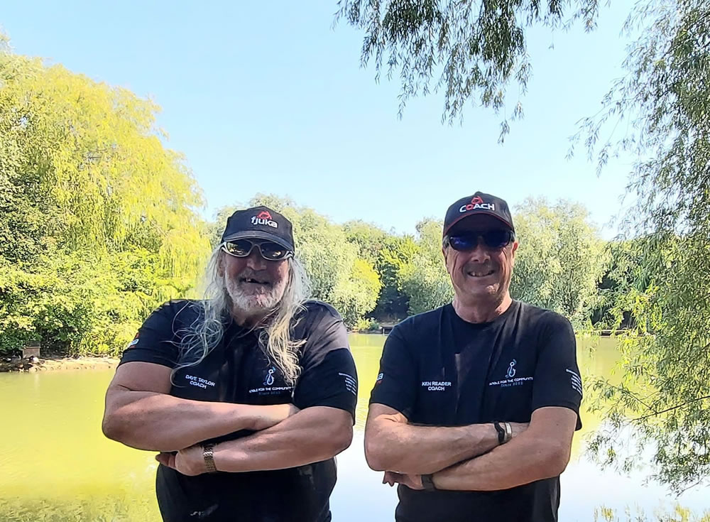 Dave Taylor and Ken Reader at Homestead Lakes Immingham